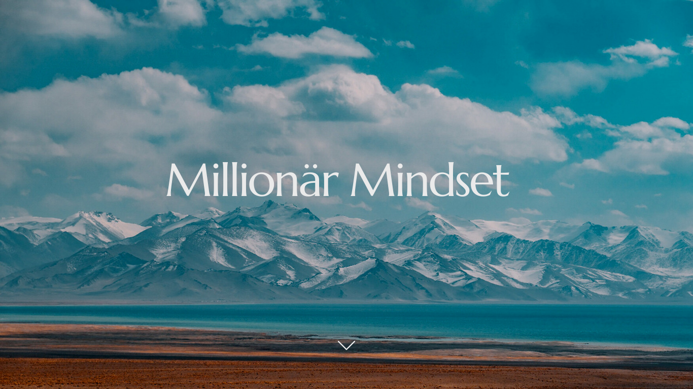 Millionär Mindset Audio-Paket