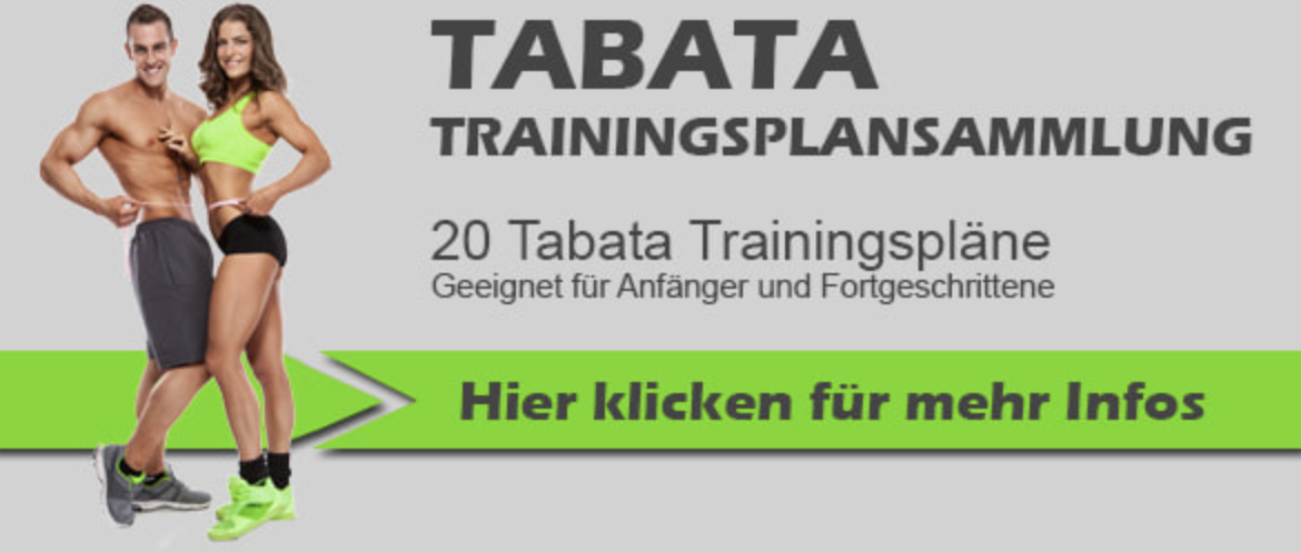 Tabata Trainings-Guide – 20 Pläne als PDF
